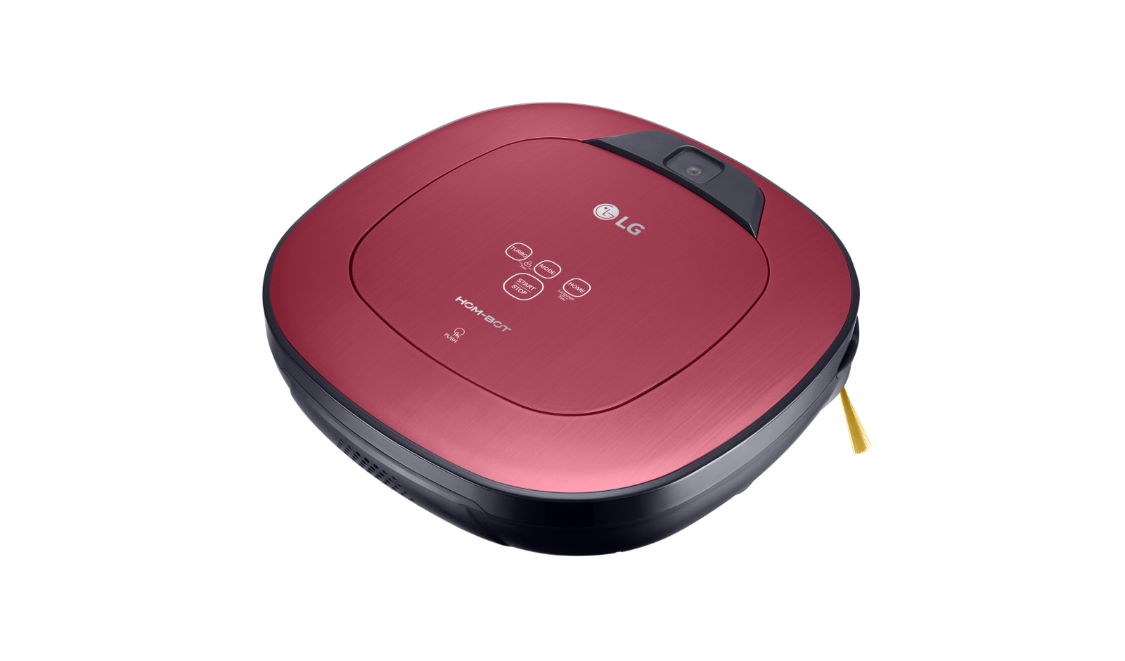 LG HOM-BOT SQUARE TURBO | Smart Inverter Motor™ | Batterie Lithium | 60 dB | Deux caméras | Brosse spéciale poils d'animaux, LG VR8604PR
