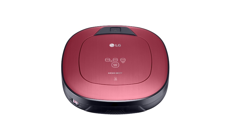 LG HOM-BOT SQUARE TURBO | Smart Inverter Motor™ | Batterie Lithium | 60 dB | Deux caméras | Brosse spéciale poils d'animaux, LG VR8604PR