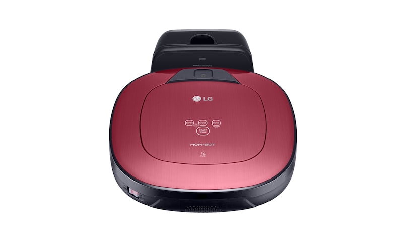 LG HOM-BOT SQUARE TURBO | Smart Inverter Motor™ | Batterie Lithium | 60 dB | Deux caméras | Brosse spéciale poils d'animaux, LG VR8604PR
