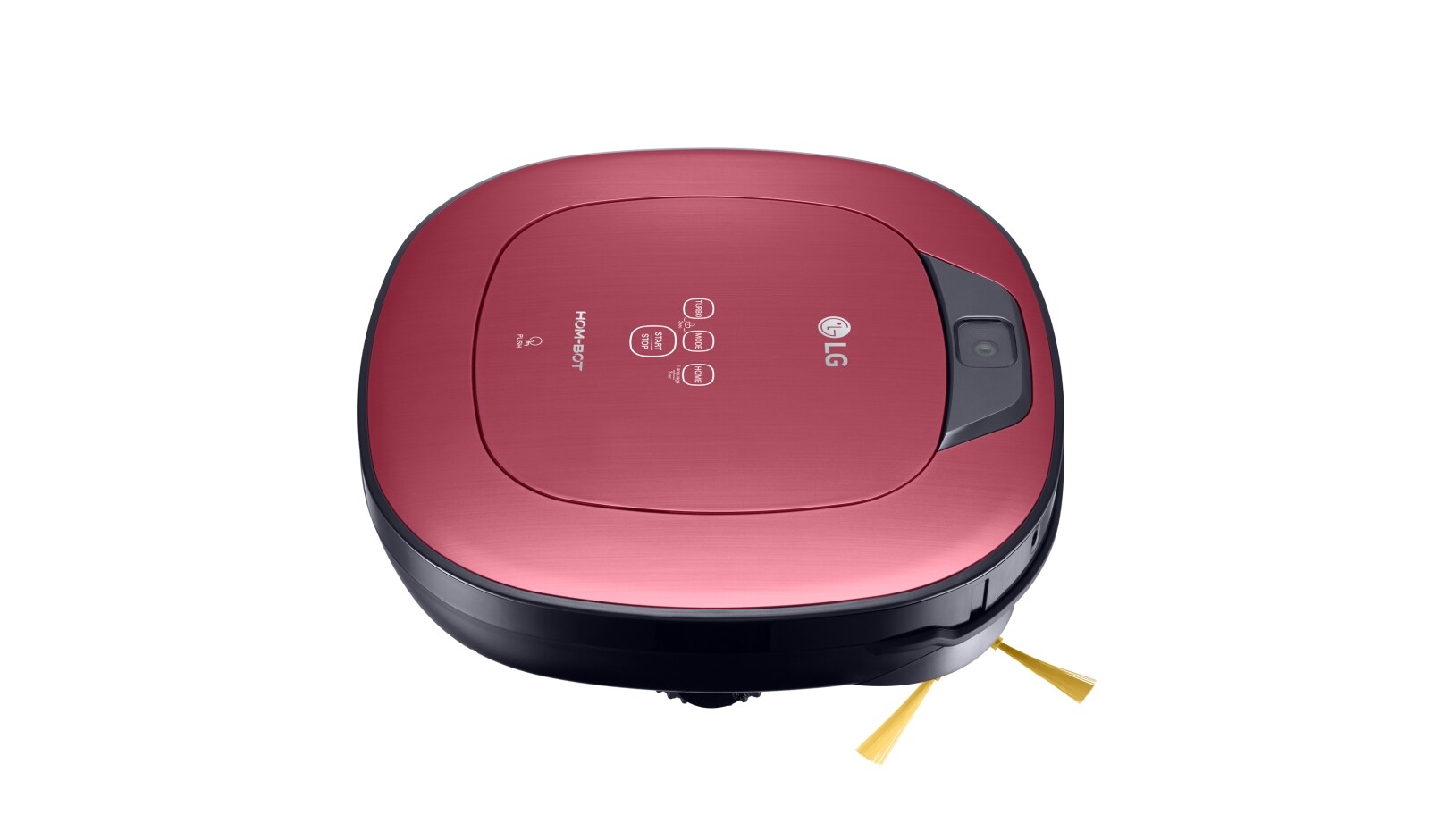LG HOM-BOT SQUARE TURBO | Smart Inverter Motor™ | Batterie Lithium | 60 dB | Deux caméras | Brosse spéciale poils d'animaux, LG VR8604PR