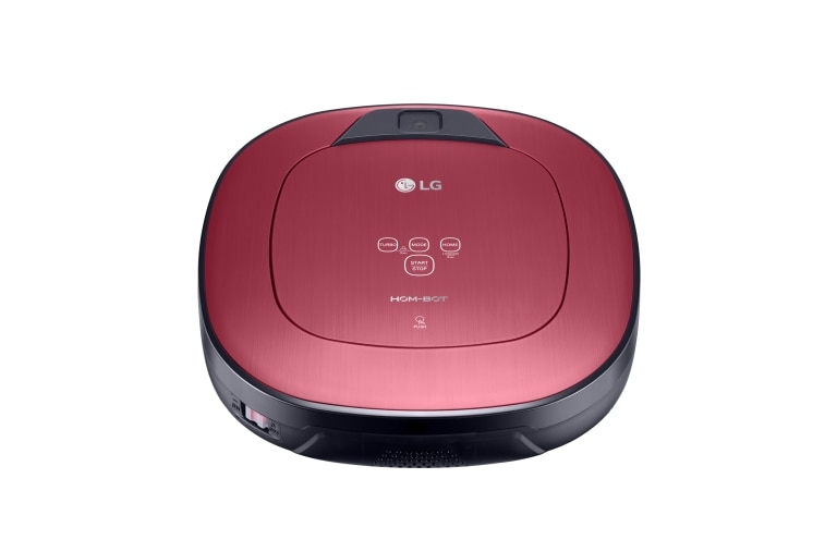 LG HOM-BOT SQUARE TURBO | Smart Inverter Motor™ | Batterie Lithium | 60 dB | Deux caméras | Brosse spéciale poils d'animaux, LG VR8604PR
