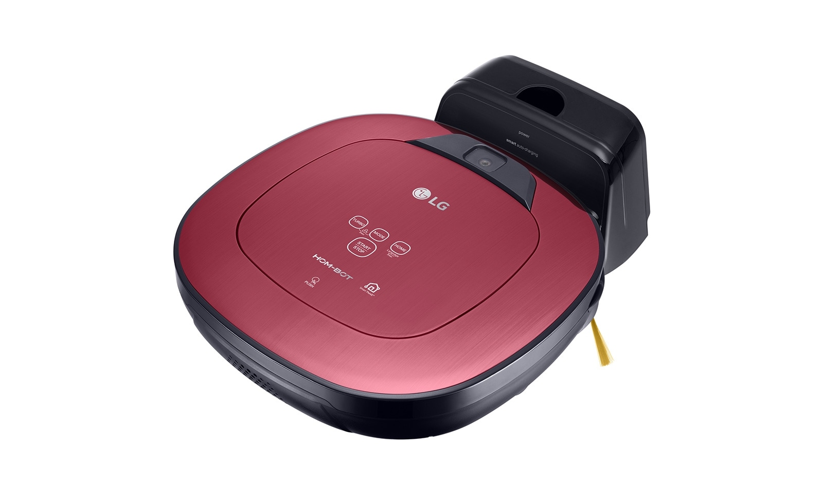 LG HOM-BOT SQUARE TURBO + | connecté WIFI | Batterie Lithium | 60 dB | Deux caméras | lingettes microfibre, LG VR9622PR