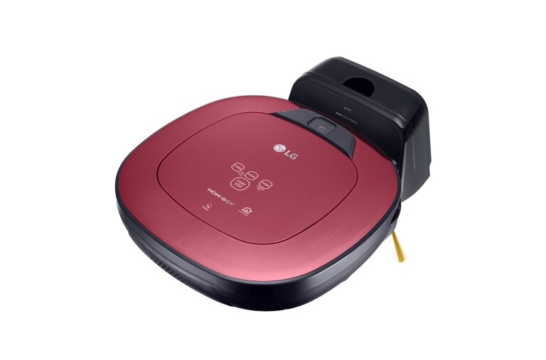 LG HOM-BOT SQUARE TURBO + | connecté WIFI | Batterie Lithium | 60 dB | Deux caméras | lingettes microfibre, LG VR9622PR