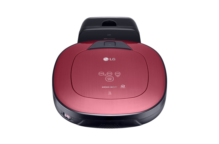 LG HOM-BOT SQUARE TURBO + | connecté WIFI | Batterie Lithium | 60 dB | Deux caméras | lingettes microfibre, LG VR9622PR