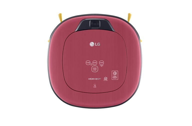 LG HOM-BOT SQUARE TURBO + | connecté WIFI | Batterie Lithium | 60 dB | Deux caméras | lingettes microfibre, LG VR9622PR