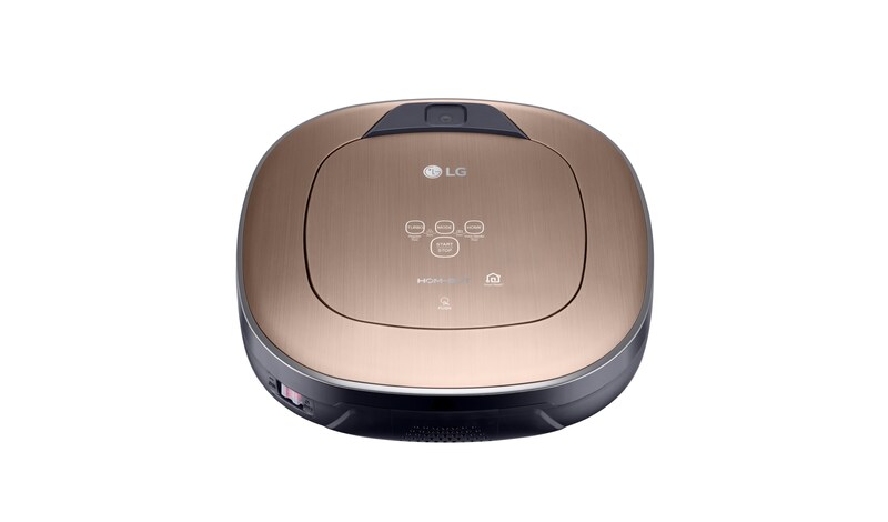 LG HOM-BOT SQUARE TURBO + | connecté WIFI | Batterie Lithium | 60 dB | Deux caméras | Brosse spéciale poils d'animaux | lingettes microfibre, LG VR9627PG