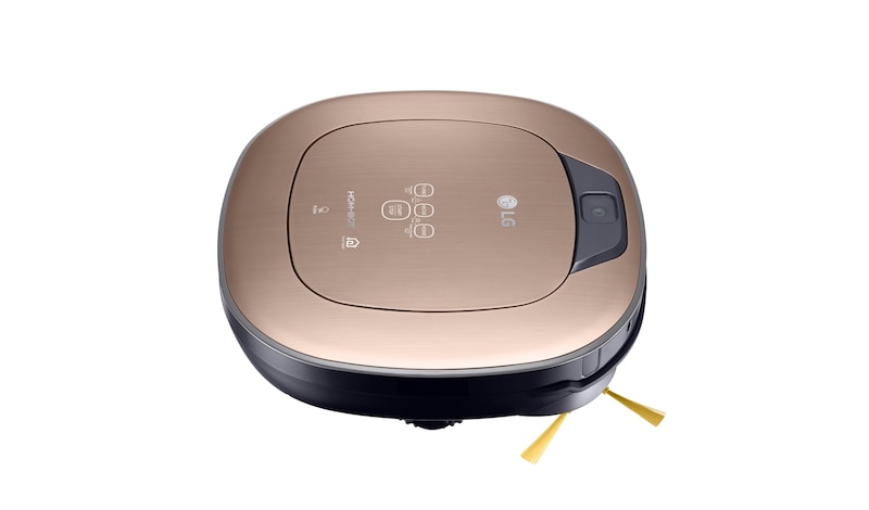 LG HOM-BOT SQUARE TURBO + | connecté WIFI | Batterie Lithium | 60 dB | Deux caméras | Brosse spéciale poils d'animaux | lingettes microfibre, LG VR9627PG