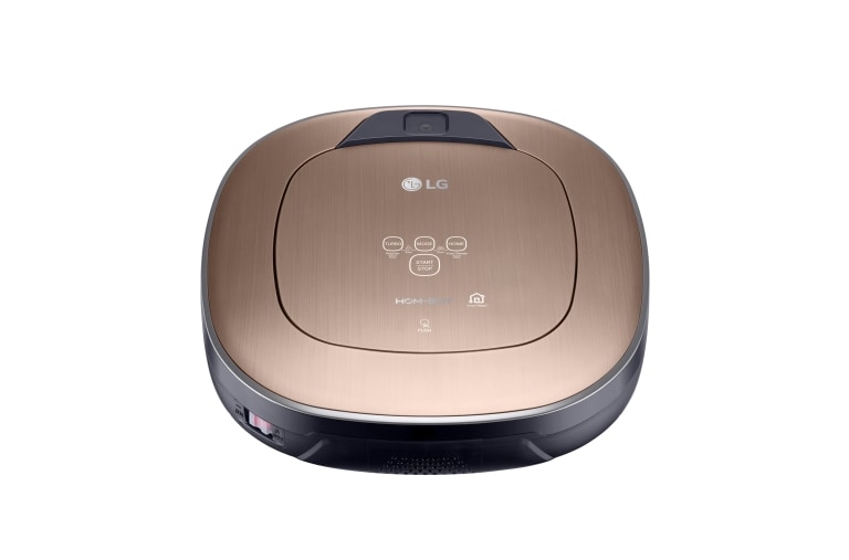 LG HOM-BOT SQUARE TURBO + | connecté WIFI | Batterie Lithium | 60 dB | Deux caméras | Brosse spéciale poils d'animaux | lingettes microfibre, LG VR9627PG