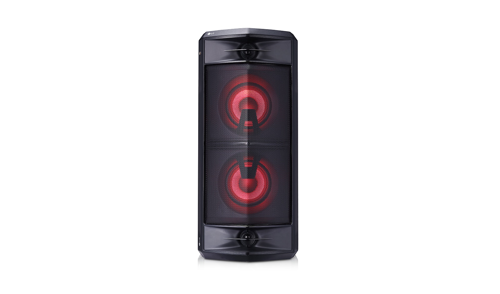 Vue avant de SYSTÈME AUDIO | 220W | BLUETOOTH | EFFET LUMINEUX | FONCTIONS DJ &amp; KARAOKE LG FJ5