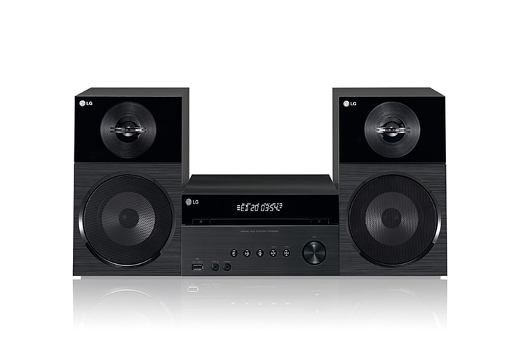LG Micro Chaîne CD 60W RMS | Tuner FM | USB | Entrée auxiliaire, LG CM2521