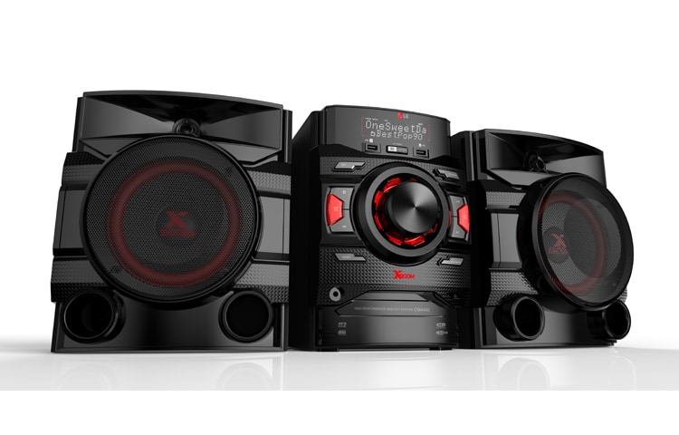 LG Mini Chaîne CD 400W RMS | Bluetooth | LG Bluetooth Remote App | Tuner FM | USB | Enregistrement via UBS | Entrée auxiliaire | Auto DJ, LG CM4441