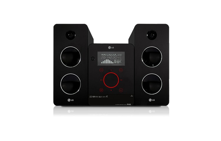 Vue avant de Micro-chaîne CD LG FA162