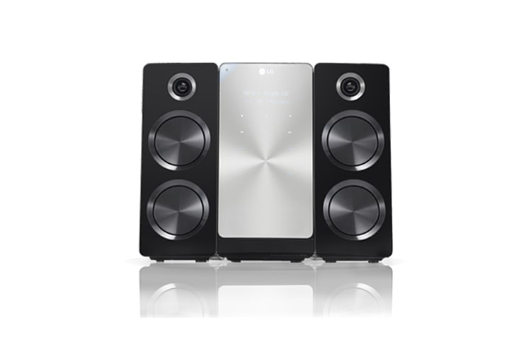Vue avant de Micro-chaîne CD LG FA166