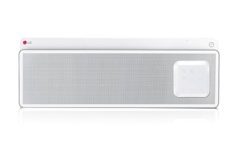 Vue avant de Station d&#39;accueil double dock iPod / iPhone / iPad / Android, 30W, Bluetooth, NFC LG ND5430