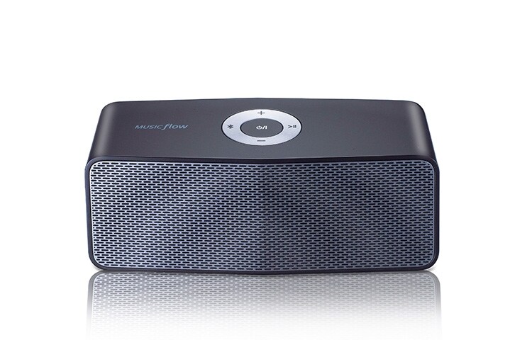 LG Enceinte portable | Bluetooth | Mode Stéréo | Wireless Sound Sync | Batterie Intégrée, LG NP5550B Noire