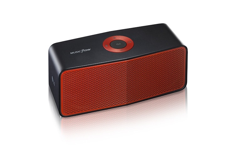 LG Enceinte portable | Bluetooth | Mode Stéréo | Wireless Sound Sync | Batterie Intégrée, LG NP5550BR Noire Rouge
