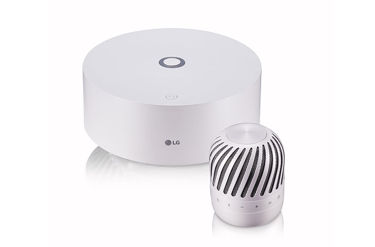 LG ENCEINTE BLUETOOTH | SON 360° EN LEVITATION  CAISSON DE BASSES | RECHARGE SANS FIL, LG PJ9