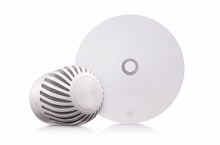 LG ENCEINTE BLUETOOTH | SON 360° EN LEVITATION  CAISSON DE BASSES | RECHARGE SANS FIL, LG PJ9