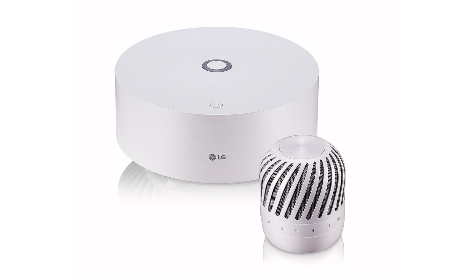 LG ENCEINTE BLUETOOTH | SON 360° EN LEVITATION  CAISSON DE BASSES | RECHARGE SANS FIL, LG PJ9