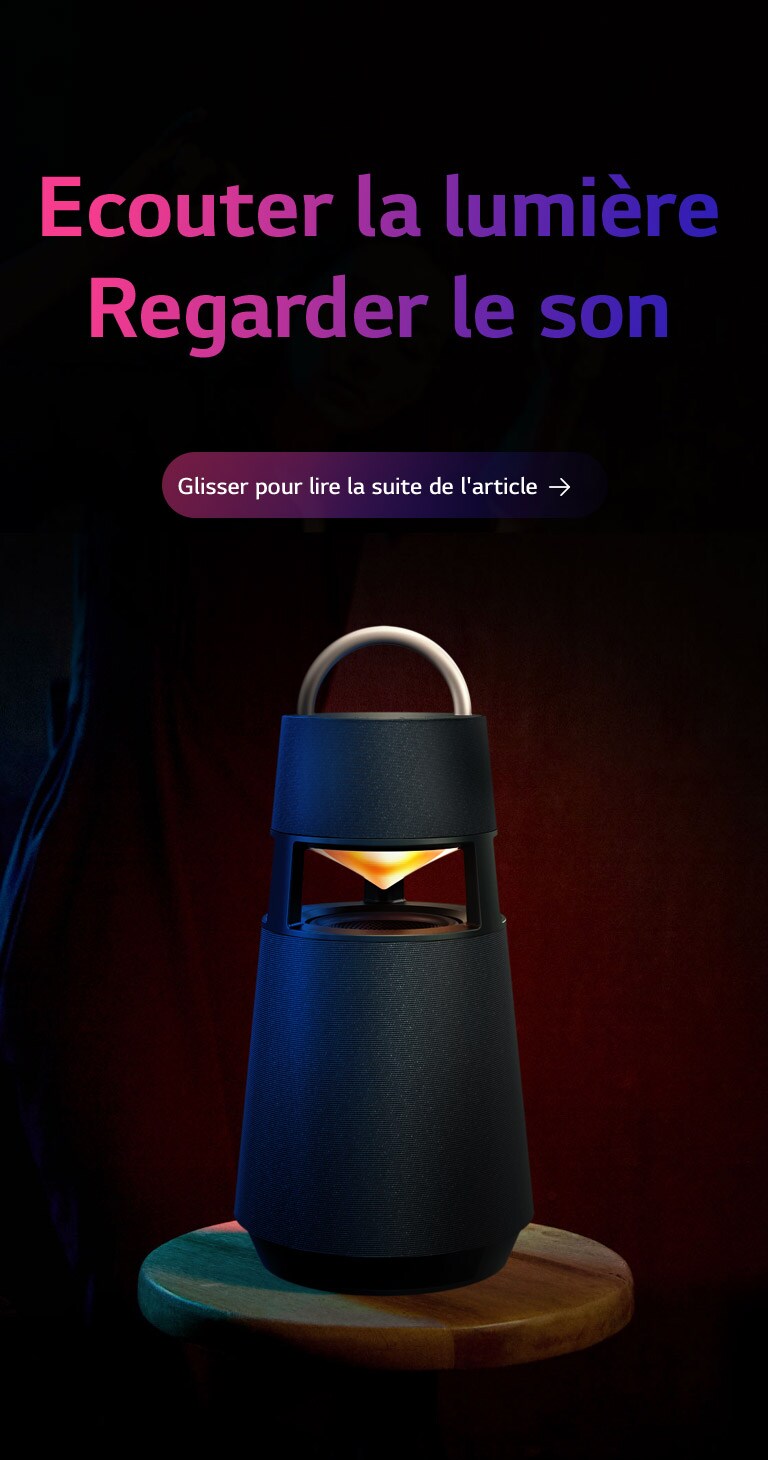 Enceinte bluetooth lumineuse Son Stéréo