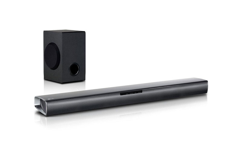 LG Barre de son | système 4.1 | 220W | Caisson de basses sans fil | Enceintes Arrière, LG SQC4R