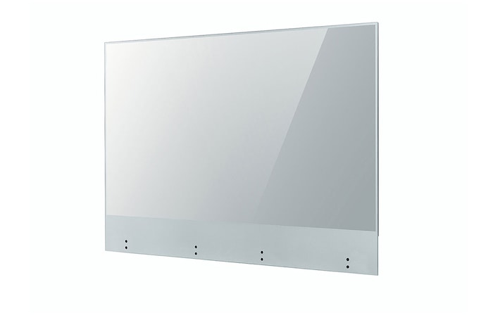 LG Écran tactile transparent OLED 55", avec technologie tactile P-Cap et façade en verre trempé, LG 55EW5TF-A