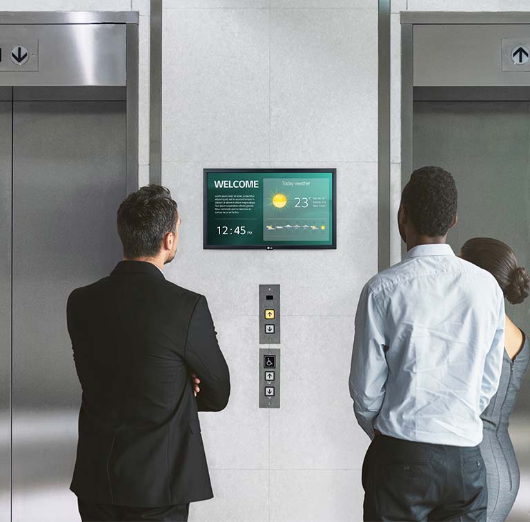 Un écran 22'' offrant plus de fonctionnalités au sein des espaces commerciaux1