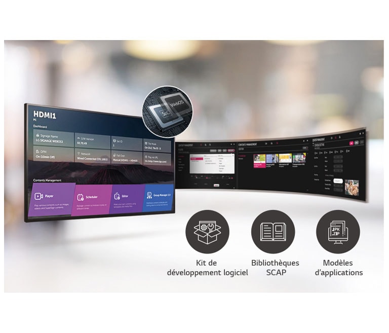SoC haute performance avec webOS1