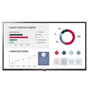 Vue avant de 43 po 300 nits 60 Hz UHD Affichage LG 43UL3G-B