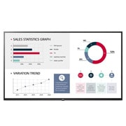 Vue avant de 65 po 400 nits 60 Hz UHD Affichage LG 65UL3G-B