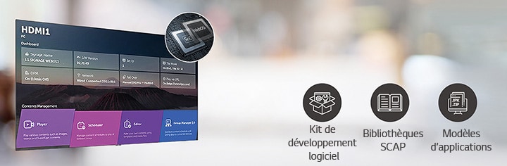 Un certain nombre de tâches qui peuvent être effectuées simultanément sont facilement organisées à travers la plateforme webOS de LG.