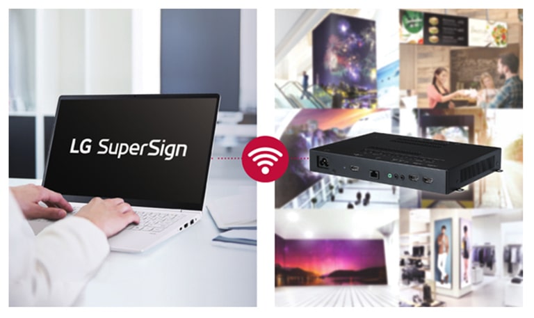 Compatibilité avec les solutions LG SuperSign1