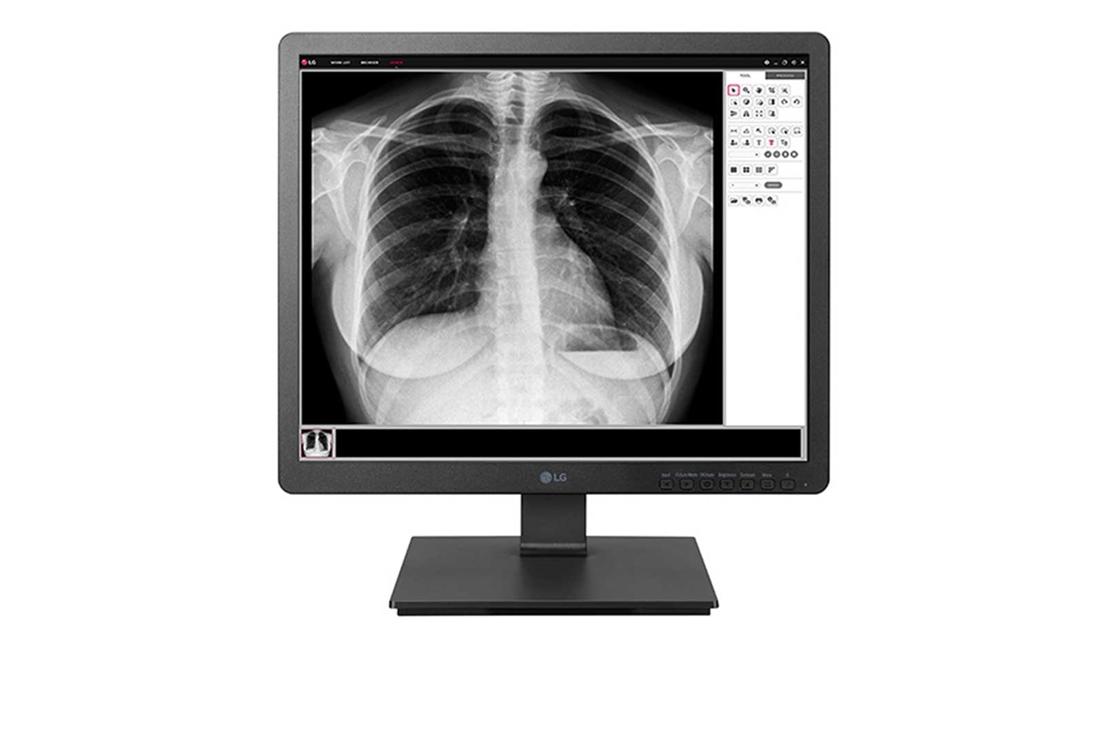 Vue avant de 19&#39;&#39; (48 cm) | Écran IPS format 5:4e | Résolution 1280 x 1024 LG 19HK312C-B