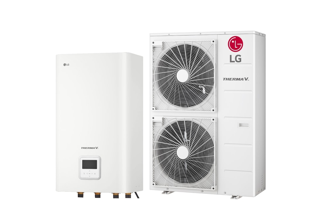 LG R32 Hydrosplit Hydro Box, 1Ø, 14 kW, HN1600MC NK1 + HU141MRB U30