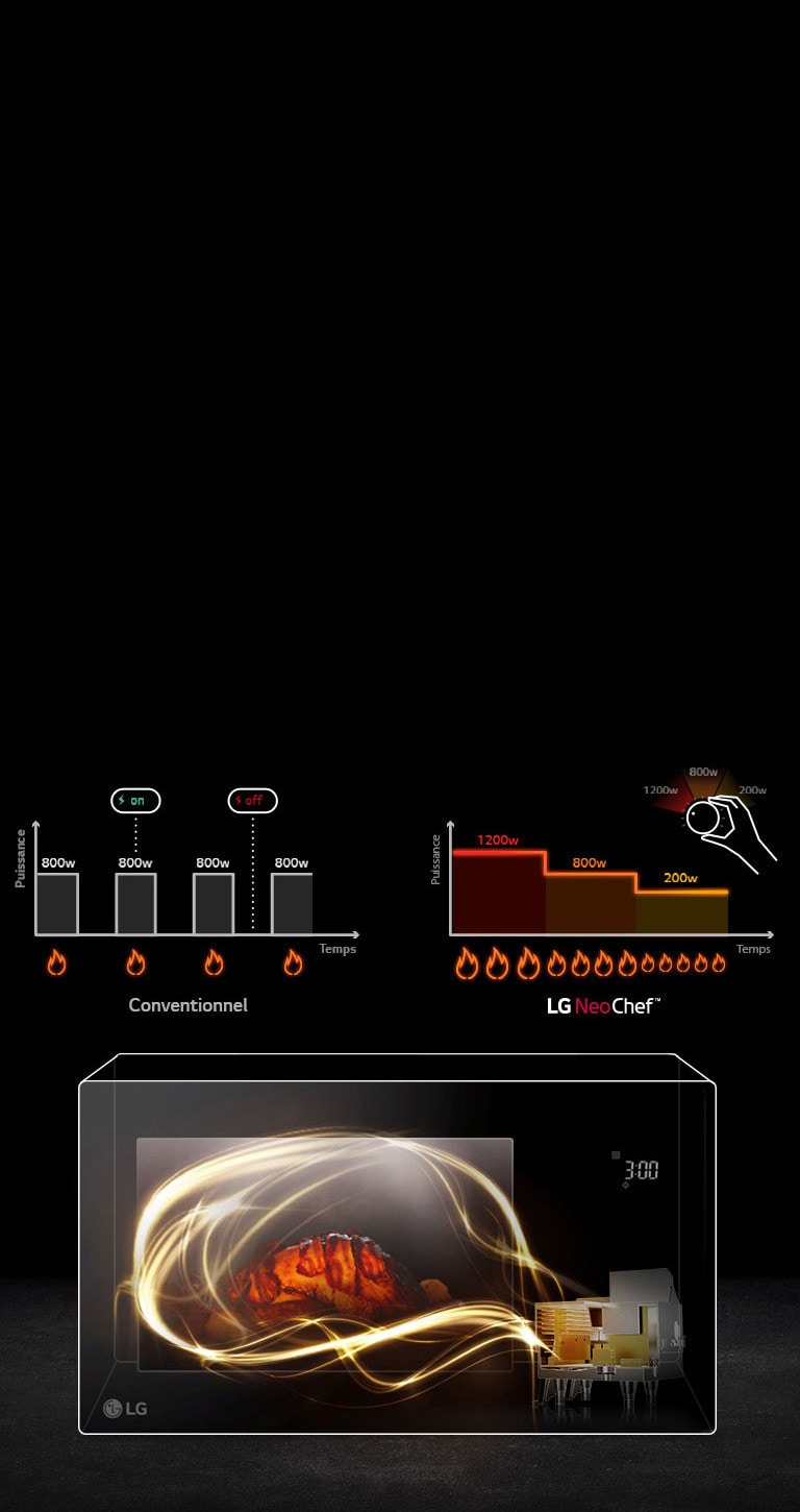 Micro ondes LG MS3295DDR