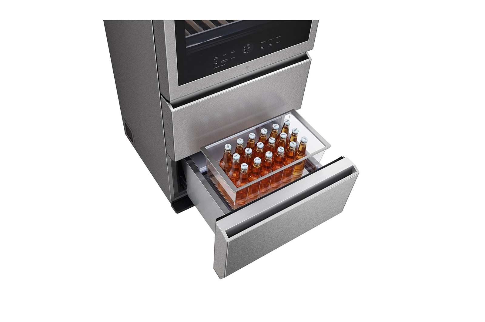 LG Cave à vin | InstaView | 335L | 65 Bouteilles | Compresseur Linéaire |  E, LG LSR200W1