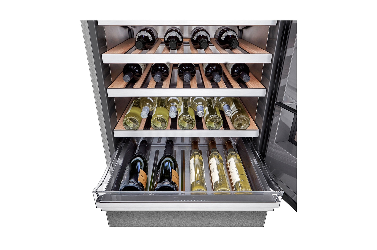 LG Cave à vin | InstaView | 335L | 65 Bouteilles | Compresseur Linéaire |  E, LG LSR200W1