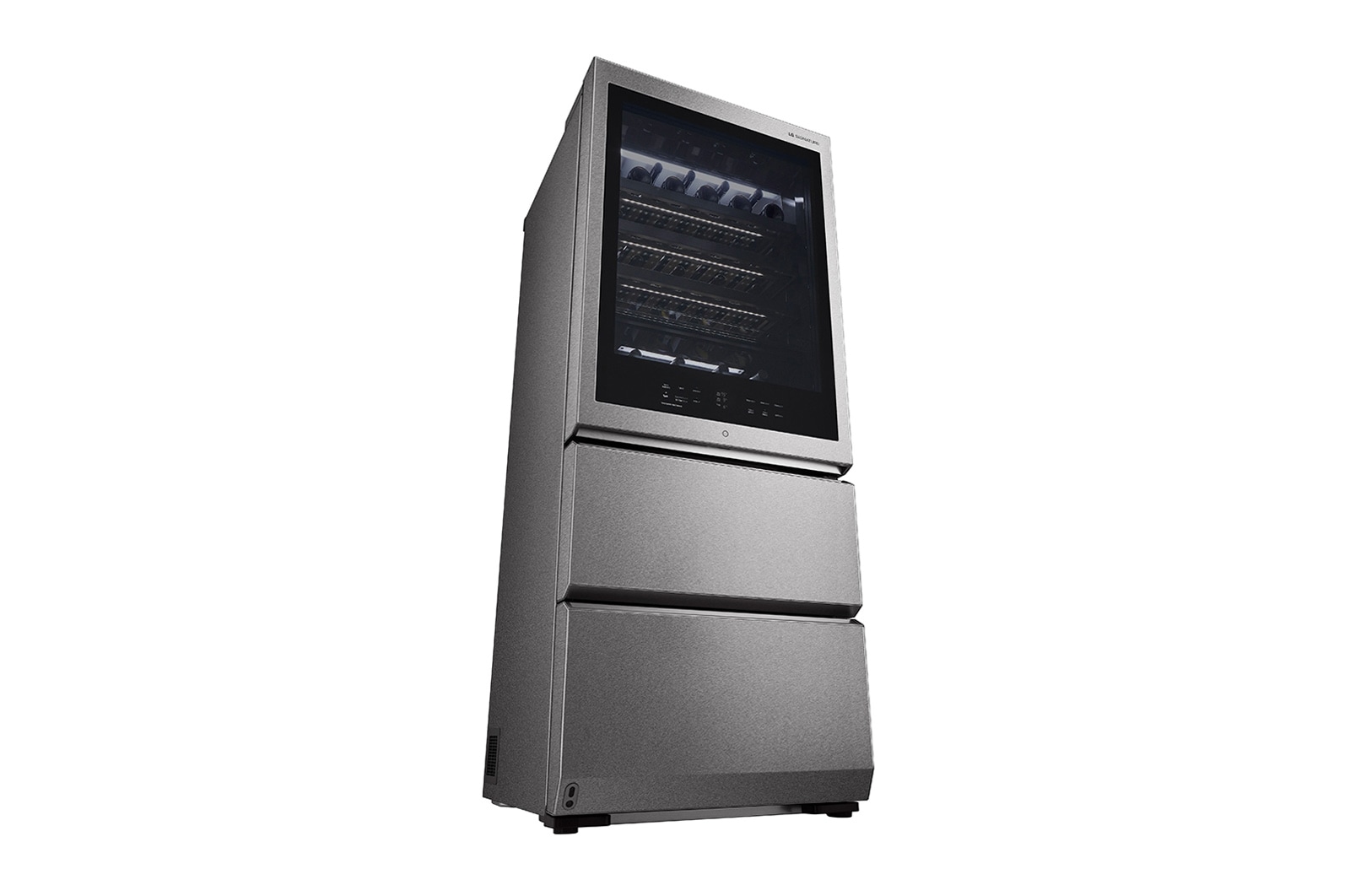 LG Cave à vin | InstaView | 335L | 65 Bouteilles | Compresseur Linéaire |  E, LG LSR200W1