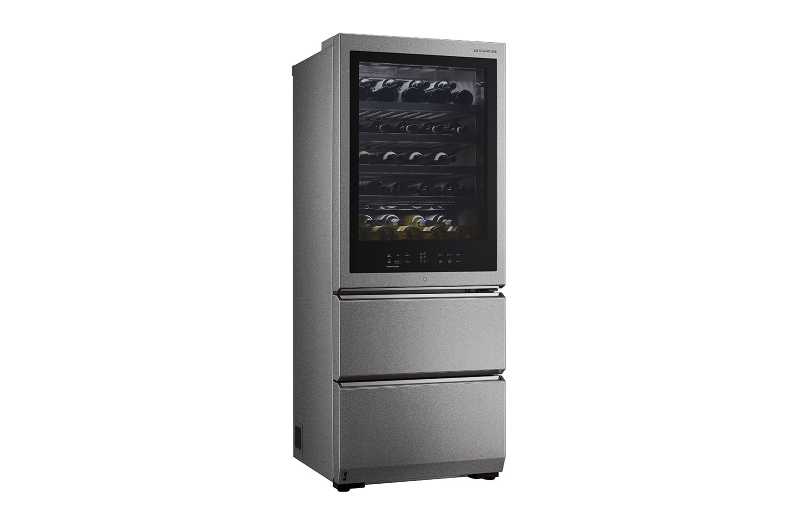 LG Cave à vin | InstaView | 335L | 65 Bouteilles | Compresseur Linéaire |  E, LG LSR200W1