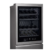 LG Cave à vin | InstaView | 335L | 65 Bouteilles | Compresseur Linéaire |  E, LG LSR200W1