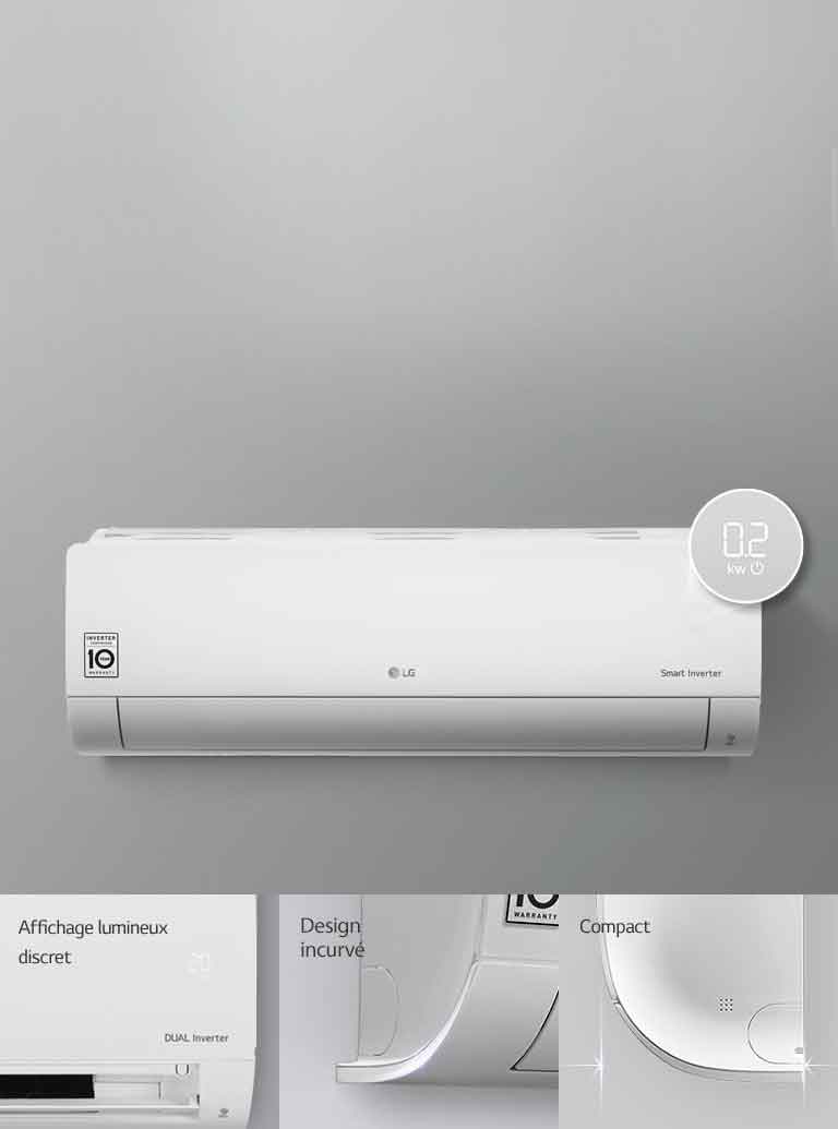 Détails du design du climatiseur