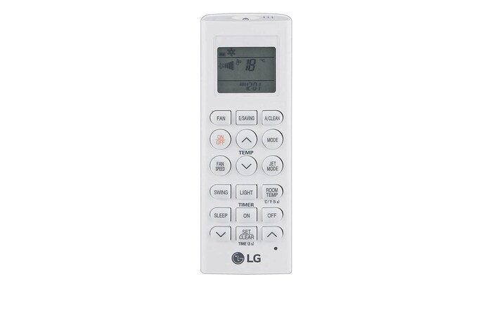 LG A09FT Vue de face télécommande