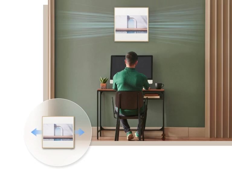 La vanette cachée diffuse habilement la brise dans votre espace avec un flux d’air régulier et indirect.