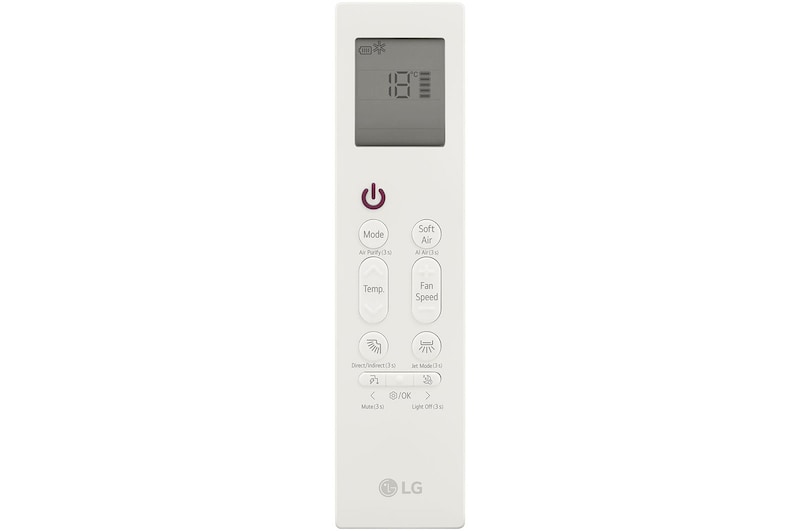 LG H09S1P Vue de côté télécommande