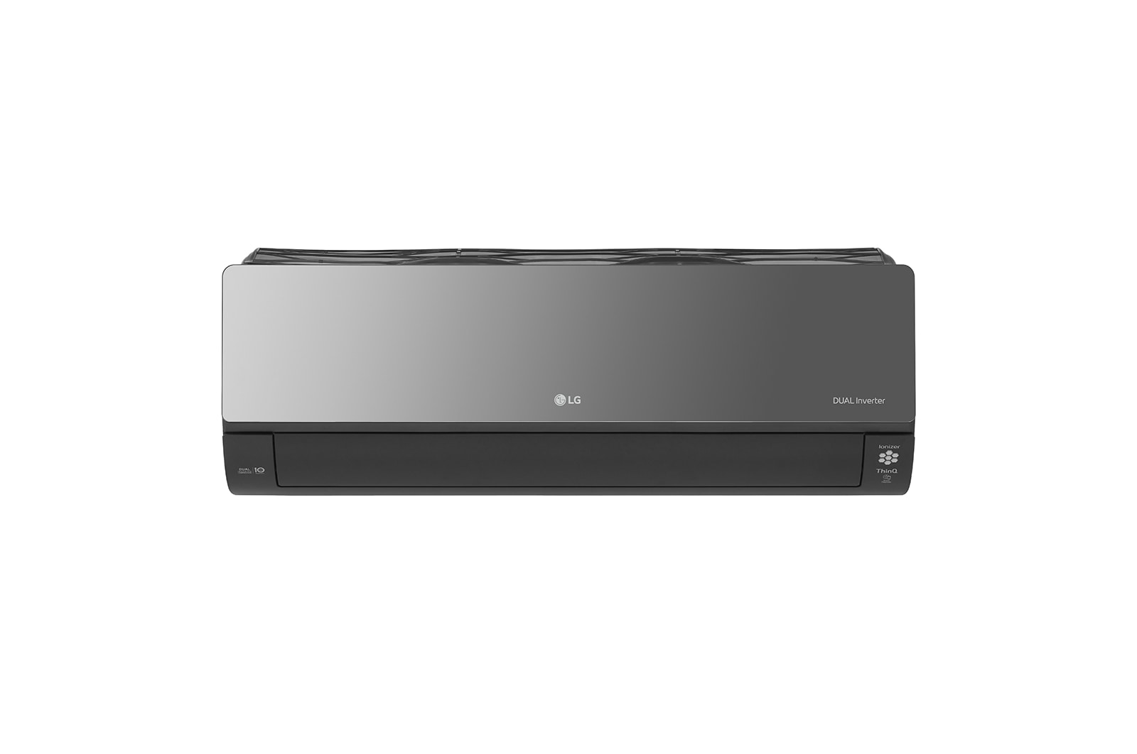 Vue avant de ARTCOOL MIRROR UVnano Climatiseur Réversible 6,6 kW, WiFi, Purification de l’air, Chauffage LG AC24BH