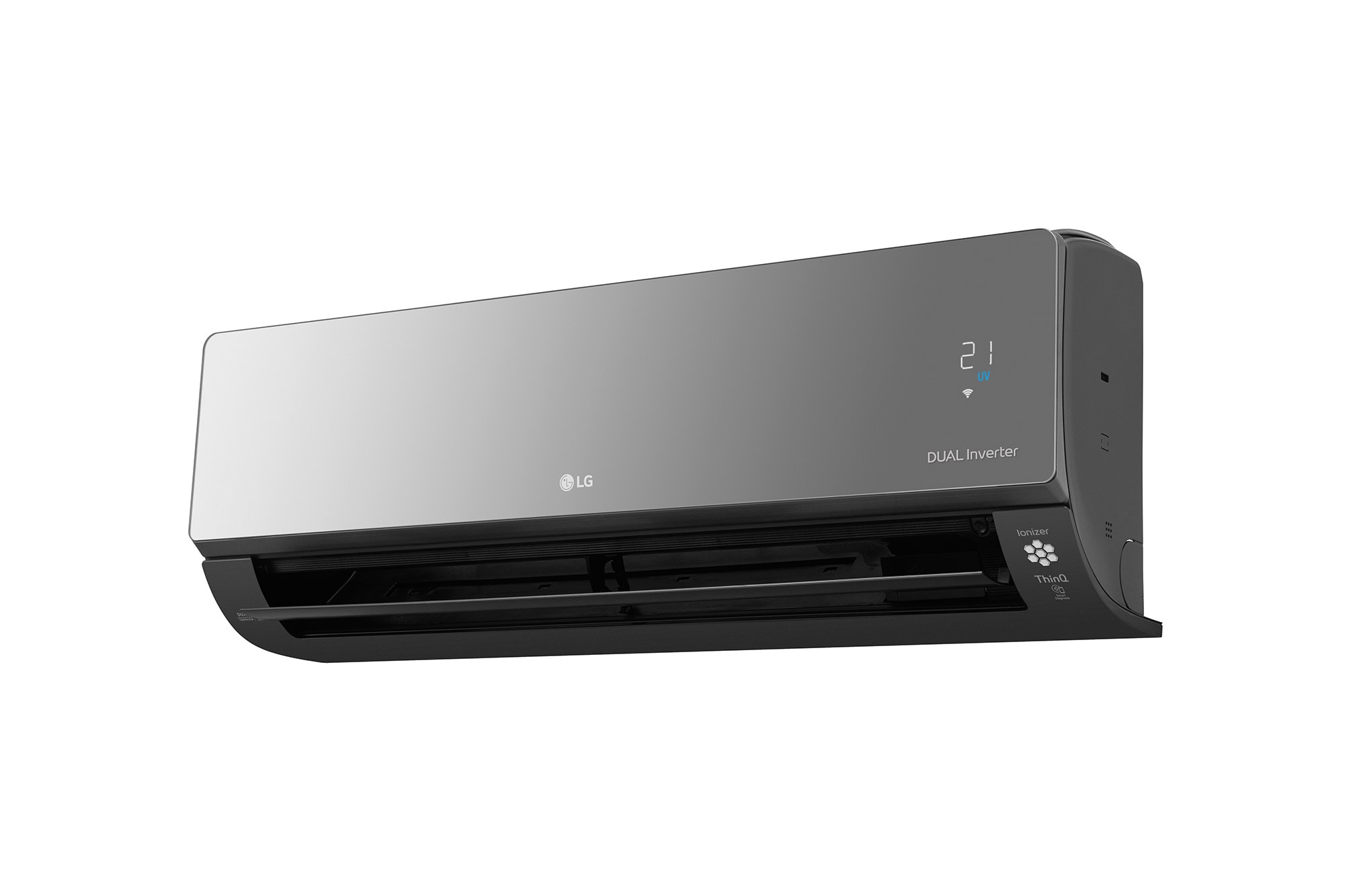 LG ARTCOOL MIRROR Climatiseur Réversible 2,5 kW, WiFi, Purification de l’air, Chauffage, LG AC09BQ