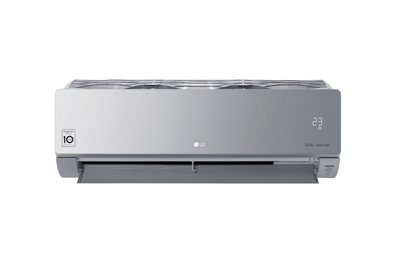 LG ARTCOOL SILVER Climatiseur Réversible 2,5 kW, WiFi, Filtration de l’air avancée, Chauffage, LG AC09SQ