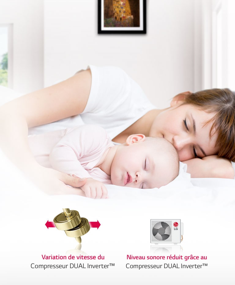 Les climatiseurs LG fonctionnent à de faibles niveaux sonores