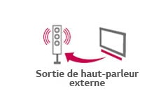 Sortie de haut-parleur externe1