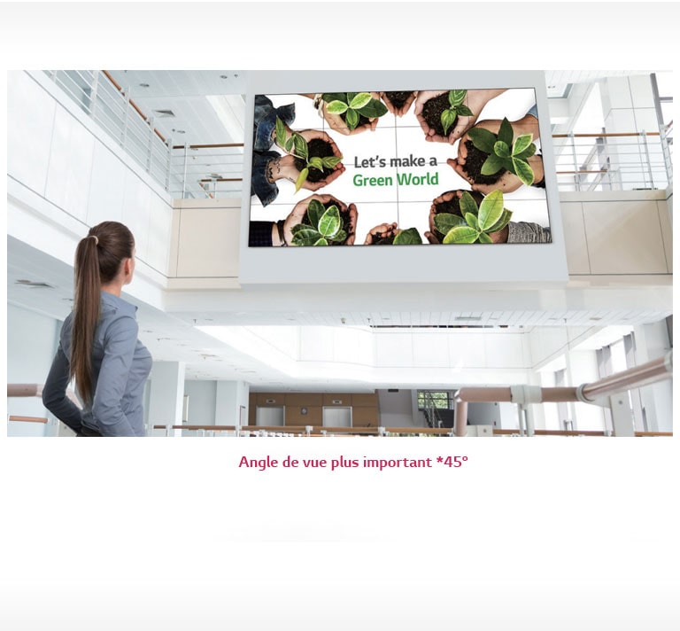 Angle de vision plus important1